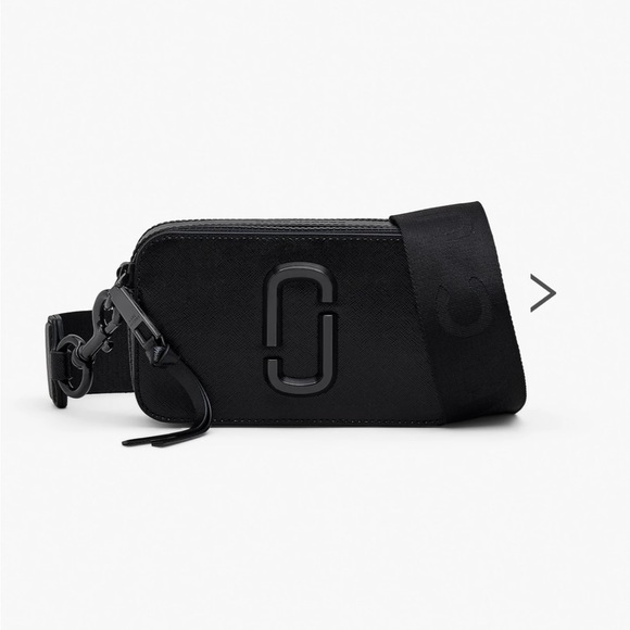 Marc Jacobs Black Belt Bag with Minimalist Design